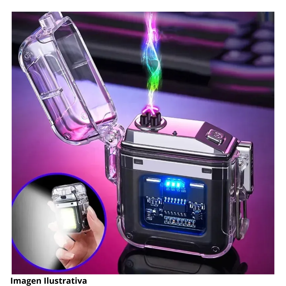 Encendedor Impermeable Transparente