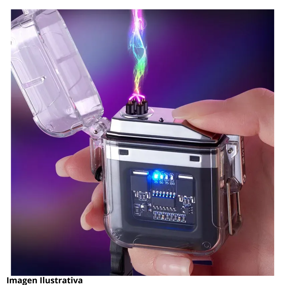 Encendedor Impermeable Transparente