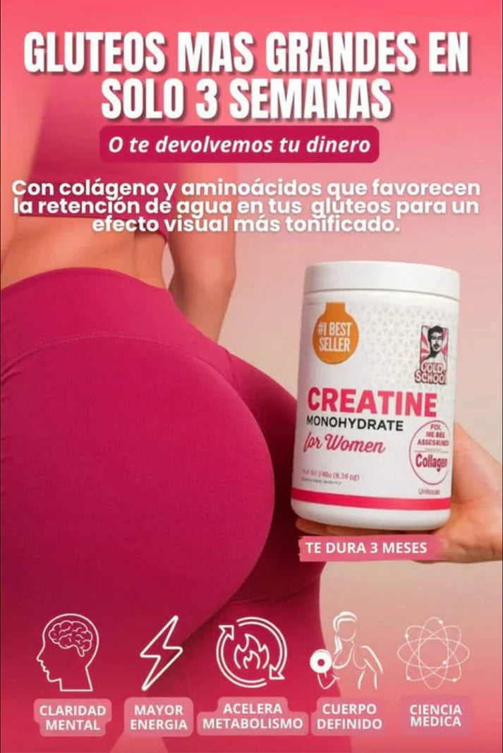 💪 Creatina Monohidratada para mujeres - OLD SCHOOL
